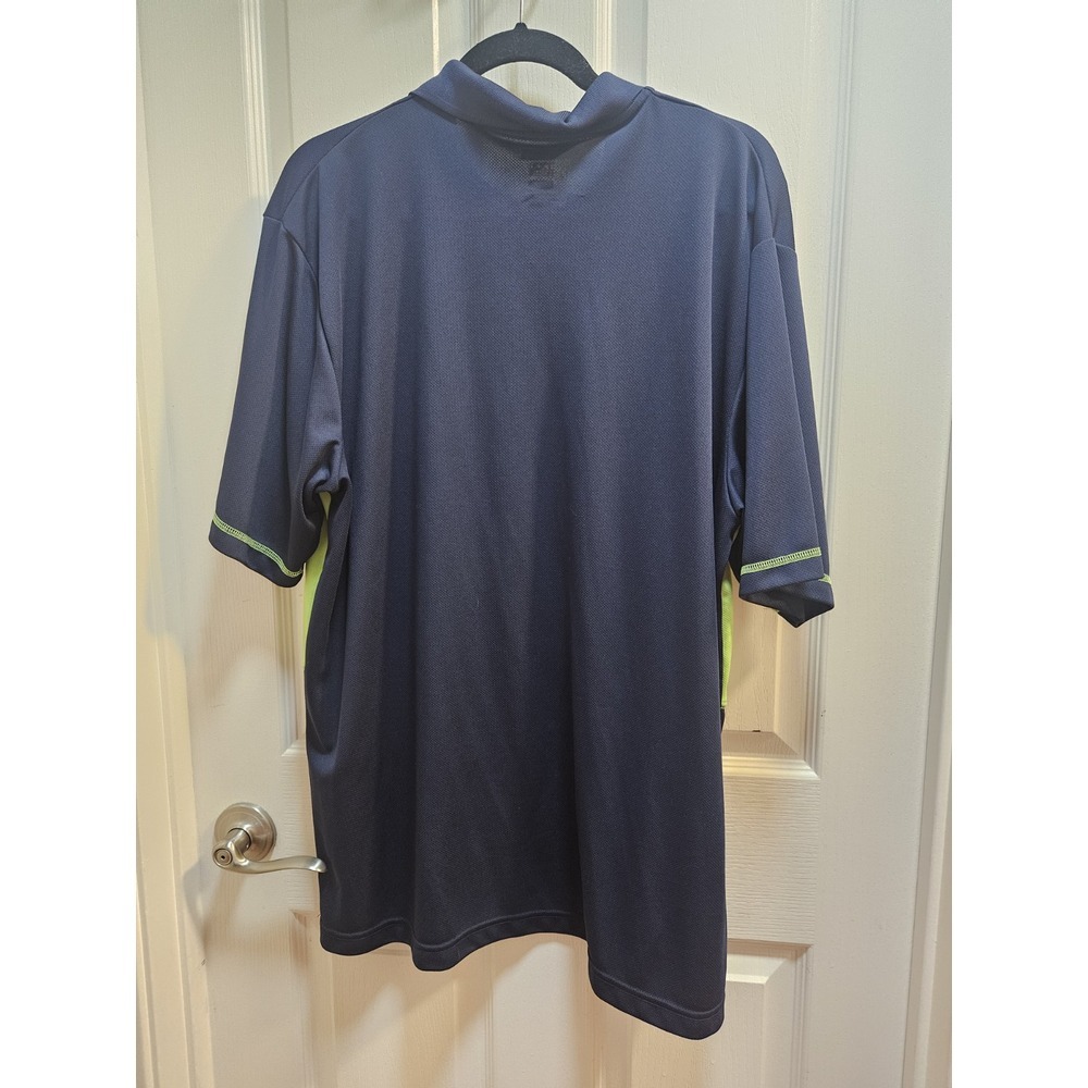 NFL Size XL Men Team Apparel TX3 Cool Team Polo Seattle Seahawks Short Sleeves - Picture 2 of 6